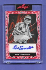 RON TURCOTTE 2023 LEAF METAL ACRYLIC SLABBED AUTO AUTOGRAPH CARD, 1 OF 1 - Picture 1 of 3