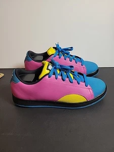 Size 11.5 Mens Reebok BBC Ice Cream x Pharrell x Board Flip 2 Blue Yellow Pink - Picture 1 of 12