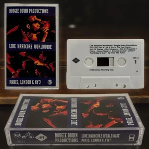 •BOOGIE DOWN PRODUCTIONS - LIVE! HARDCORE WORLDWIDE PARIS, LONDON & NYC!• ~1991 - Picture 1 of 6