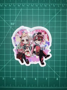 Toilet-bound Hanako-kun Hanako & Nene Anime Uv Waterproof Sticker 3.50”x3.50” - Picture 1 of 3