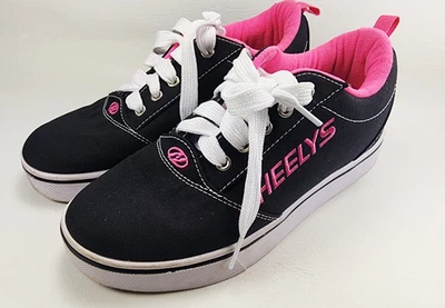 Heelys Pro 20 Skate Shoes USA Youth 6 Women's 7 Black/Pink - Image 1 of 4