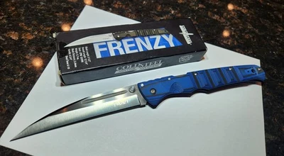 Cuchillo Plegable Cold Steel Frenzy II (Acero S35VN) Modelo 62P2A Tri-Ad Lock - ¡COMO NUEVO! Foto 1 de 4
