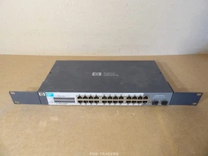 Commutateur Gigabit Ethernet 24 ports HP ProCurve 1410-24G J9561A - INCL RACK... - Afbeelding 1 van 8