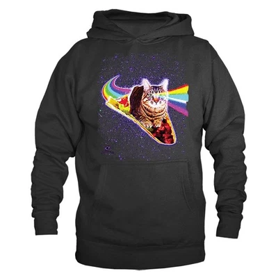 Rainbow Eyes Tabby On Taco Animals Pet Cat Pullover Hoodie - Image 1 of 2