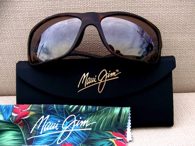 *NUEVO CON ETIQUETAS* Gafas de sol MAUI JIM SOUTH CROSS mate tortuga y bronce HCL ~ H815-10MR Foto 1 de 4