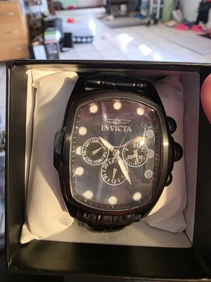 Reloj Hombre Invicta Lupah Edición Especial Modelo 1788 Tritnite Nightglow Banda Negra Foto 1 de 4