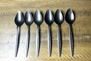 Vintage COVENTRY Stainless Flatware BOUQUET Japan Set of 6 SPOONS - Picture 1 of 7