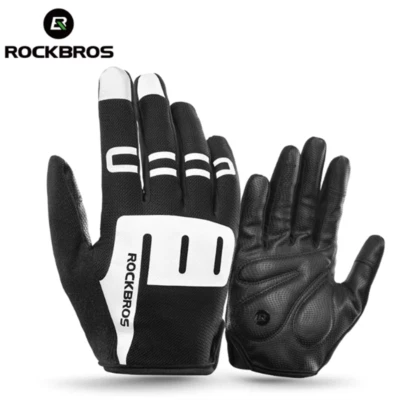 RockBros Fahrradhandschuhe Vollfinger Touchscreen SBR Motorradfahren Handschuhe  - Bild 1 von 4