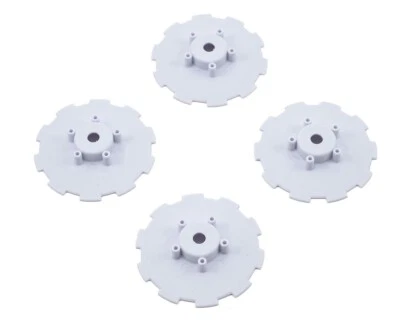 JConcepts Hazard SC10 SC10 4x4 Felgenabdeckung weiß JCO3344WD  - Bild 1 von 2