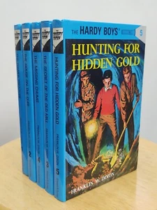 The Hardy Boys Books 1-5 - Franklin W. Dixon Hardcover 1987-1991 - Picture 1 of 6