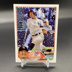 2023 Topps Holiday Anthony Volpe RC New York Yankees Rookie #129 - Picture 1 of 2
