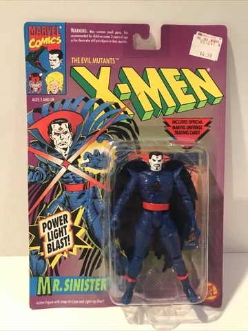 Marvel Comics X-Men 5” Mr. Sinister Action Figure Retro Vintage ToyBiz 1993 NEW Cover
