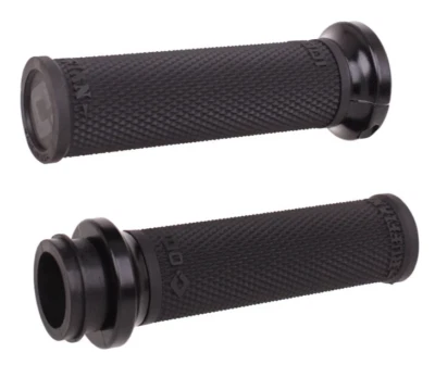 ODI Ruffian Black Lock On Harley TBW Grips 08-23 M8 Softail & Touring FXLRS FLTR - Image 1 of 4