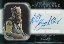 Star Wars Masterwork 2020, Dee Bradley Baker (Bossk) Autograph Card A-DBB