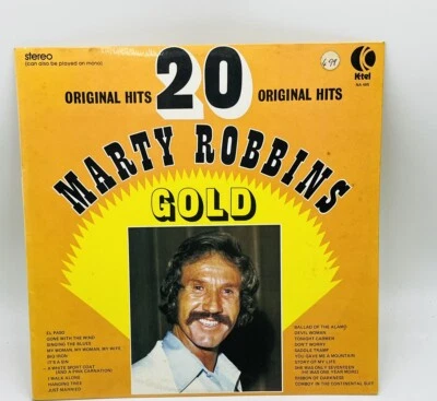 Marty Robbins 20 Original Hits Vinyl Record LP NA 465 - Image 1 of 4