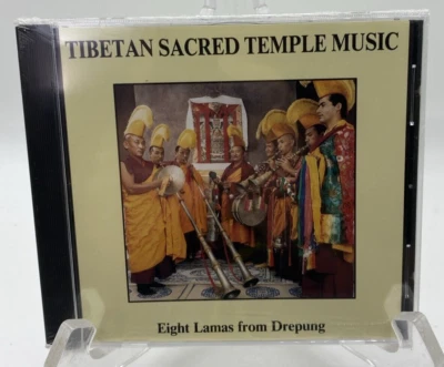 Tibetan Sacred Temple Music CD Folk Eight Lamas from Drepung 1980s 8 Song Album  Foto 1 de 4