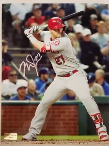 Mike Trout California Angels Autographed 9x11 With Certification - Picture 1 of 2