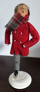 Byers Choice Carolers "The Skaters" Junge Eisläufer Limited Edition 49/100 signiert - Bild 1 von 6