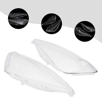 Pair of Car Headlight Lens Cover For 2009-2010 Honda Fit Hatchback Clear LH & RH - Imagem 1 de 4