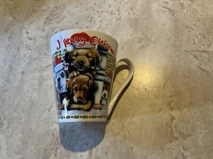 Tasse Weihnachten Welpen Nikolaus Hüte Hot Choc Station unbenutzt benutzt/Display Ex.Con! - Bild 1 von 11