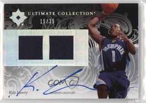 2006-07 Ultimate Collection Debut Jersey /35 Kyle Lowry #UD-KL Rookie Auto RC