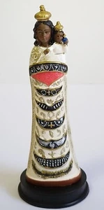 Saints and Blesseds Our Lady Black Madonna Loreto 5" Figure Statue Figurine - Picture 1 of 1