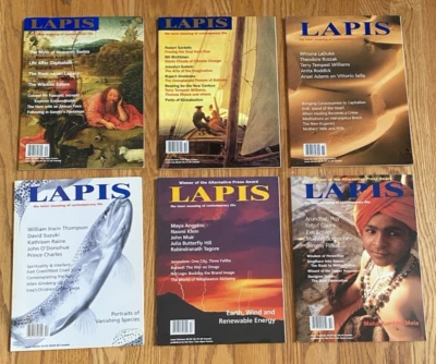LAPIS Magazine Lot of 6 Inner Meaning Of Contemporary Life Vol 9-14 1999 2001 Foto 1 de 4