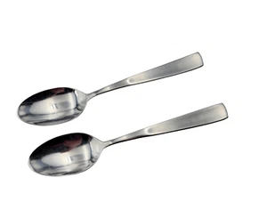 2 Teaspoons Satin Danford by International Flatware Silverware 6 5/8" - Picture 1 of 7