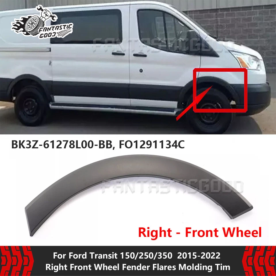 Уширители крыла правого переднего колеса отделка молдинг для Ford Transit 150/250/350 15-22 - Изображение 1 из 4
