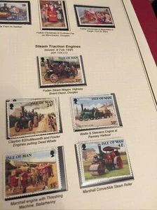 Isle of Man USED Stamps 1995 The Splendour of Steam  Used Set OF 5 WCP - Picture 1 of 3