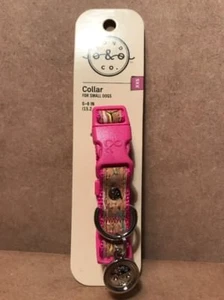 Bond & Co. For Small Dog Collar Adjustable Cork Pink XXS 6-8” - Picture 1 of 10
