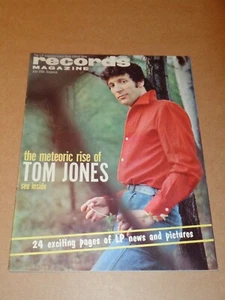 Records Magazine July 1965 Tom Jones cover (Birds/Them/Unit 4 + 2/Sam Cooke) - Picture 1 of 2