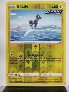 REVERSE HOLO Blitzle 050/198 NM - Chilling Reign Sword & Shield Pokemon Card - Picture 1 of 2