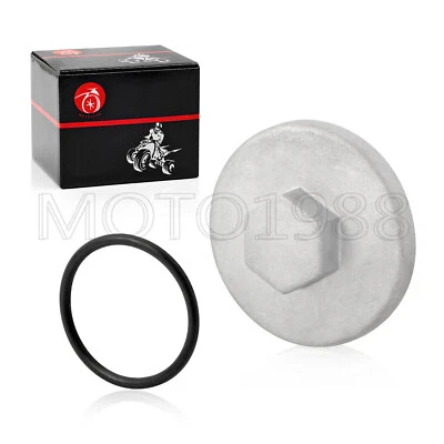 Junta tórica tapa tapón de drenaje de aceite para Yamaha XT125 200 225 SR185 TT225 TTR225 230 TW200 Foto 1 de 4