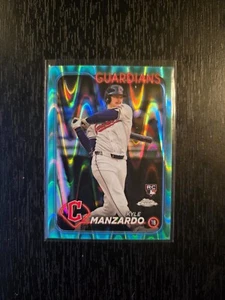 2024 TOPPS CROMO ACTUALIZACIÓN SERIE KYLE MANZARDO RC REFRACTOR ONDA AQUA RAY 38/199 - Imagen 1 de 2