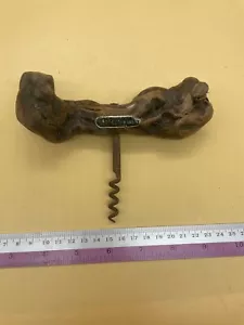 Seppelt Wines Vintage Burl Drift Wood Corkscrew Australiana Brewerania - Imagen 1 de 6