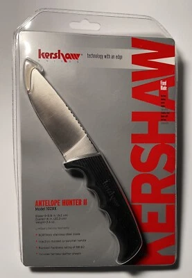 Kershaw Antelope Hunter II 1028X w/ Leather Sheath Brand New Sealed - Image 1 of 4