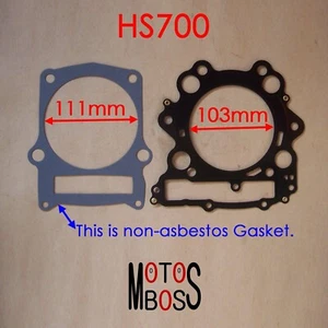 Cylinder Head/Cylinder Gasket for Bennche Gray Wolf  Warrior Bighorn Cowboy 700 - Picture 1 of 1