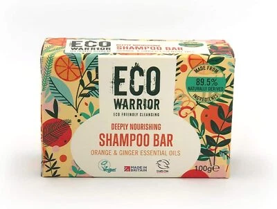 LITTLE SOAP COMPANY Eco Warrior tief nährendes Shampoo Bar rosa Tonerde & reine Orange SCHNELLER KOSTENLOSER VERSAND