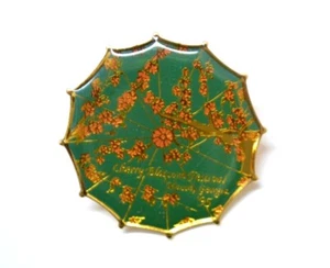Spilla Festival Fiori di Ciliegio 1995 GA Giappone Celebrazione Bambo Oro Vintage - Foto 1 di 3