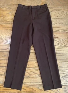 Vintage 90s Women’s Brown Slacks Size 8P Rafaella Petites Brown Pants 28” Waist - Picture 1 of 9