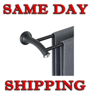SAYAYO Double Crystal Towel Bar for Bathroom 24 In. Hand Towel Rack Wall Mounted - Picture 1 of 9