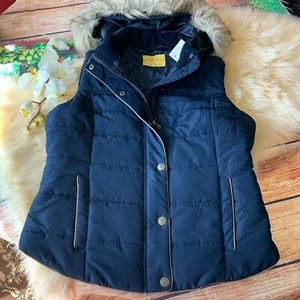 Prince & Fox Sleeveless Hooded Jacket Size Large - Picture 1 of 6