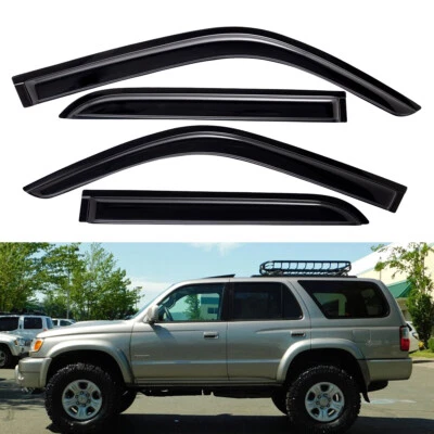 Rain Guard Window Visor Vent Shade for 1996-2002 Toyota 4Runner SR5 Base Limited - Изображение 1 из 4