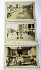 1930's Small Snapshot Photos Kids Playing in Streets, School Kitanning PA