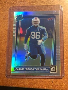 2021 Panini Donruss Optic Preview Football Silver # P-306 Carlos Basham RC  - Picture 1 of 2