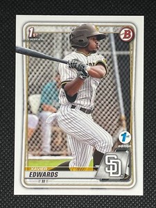 2020 Bowman 1st Edition Xavier Edwards BFE-10