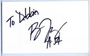 Barbara Farris signed handsigniert AUTO 3x5 Karteikarte WNBA - Bild 1 von 1