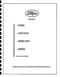 FOMOCO PARTS INTERCHANGE 1950-1965 - Bild 1 von 1