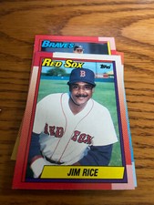 1990 Topps Jim Rice Baseball Cards #785 Boston Red Sox